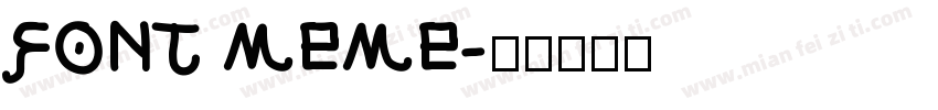 FONT MEME字体转换